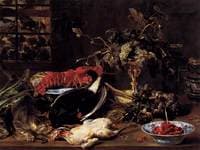 Still Life with Crab, Poultry and Fruit
