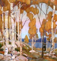 Decorative Landscape: Birches