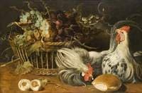 Still Life with Cocks