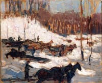 Logging, Spring, Algonquin Park