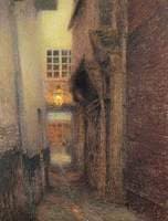 Une ruelle, la nuit