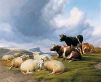 Landscape with Cattle and Sheep