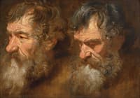 Two Studies of a Man's Head