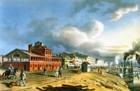 View of Front Street St. Louis