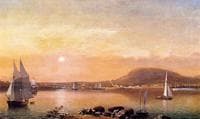 Camden Mountains and Harbor from the North Point of Negro Island