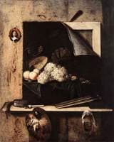 Still Life with Self-Portrait
