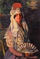 Lady with Mantilla and Fan