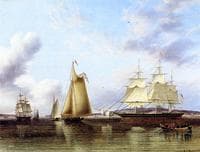 The 'N.B.Palmer' at Anchor off Staten Island
