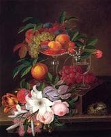 Still Life with Fruit, Flowers and Bird's Nest