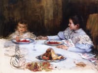 Mother and Child with Cherries