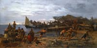 A Bustling Shore