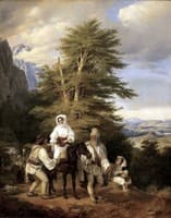 Romanian Family on Their Way to the Fair