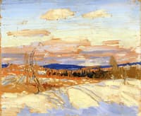 Winter: Sketch for In Algonquin Park