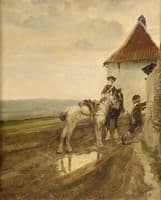 Before the gate