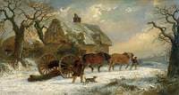 Carting Timber, Winter