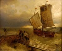 Landing of fishing boats