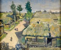 View of a Village in Poland
