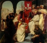 Knights of the Order of St. John of Jerusalem restoring religion in Armenia in 1347