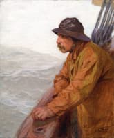 Seascape with Figure