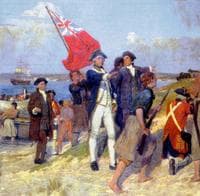Landing of Captain Cook at Botany Bay, 1770 (Detail)