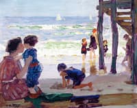 Changing for a Swim, Rockaway Pier