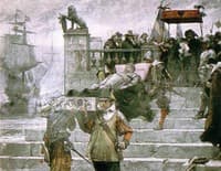 Embarkation of the body of Gustavus II Adolphus at the Port of Wolgast 1633