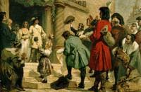 The Great Elector receives the Weavers