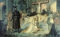 Krimhild accused Gunther and Hagen the Murder of Siegfried