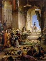 Napoleon Bonaparte in the Grand Mosque at Cairo