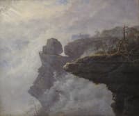 Clouds of fog in Saxon Switzerland