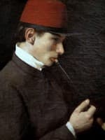 Man Smoking a Chibouk
