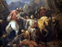 Dezso Sacrifices His Life for King Charles Robert