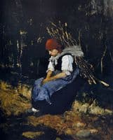 Woman Carrying Fagott