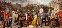 Joan of Arc Led to Stake Painting (Detail)