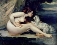 Nude Woman with a Dog