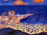 Blue Seascape, Wave Effect