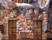 View of the Sala dei Giganti (East wall)