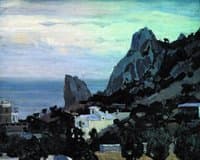 Twilight in Simeiz, Crimea