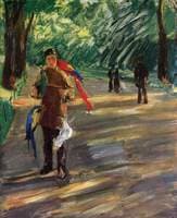 Man with Parrots