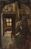 Girl with a Parrot