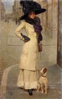 Signora con cagnolino