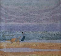 Collector of Shells on the Beach