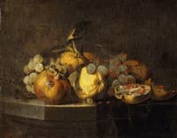 Still Life of Pomegranates