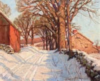 A Country Road in Winter