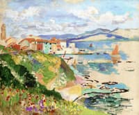 View of La Ponche, Saint-Tropez