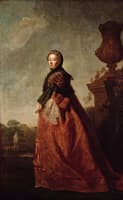 Portrait of Princess Augusta of Saxe-Gotha