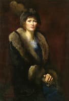 Grazia in Hat and Fur Collar