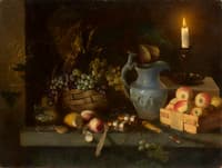 Still Life with Candle and Opera Glasses