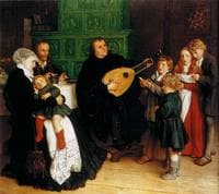 Luther Making Music in the Circle of His Family