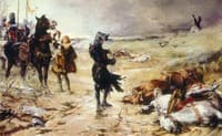 The Black Prince at the Battle of Crecy